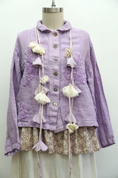Crop Gardenia Jacket