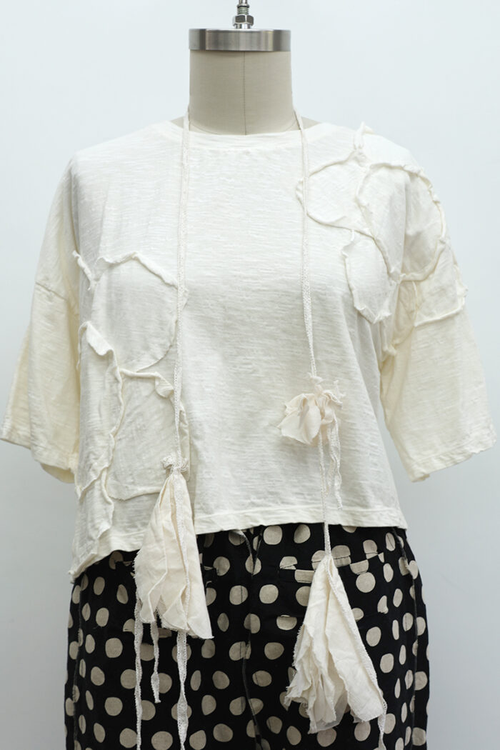 Crop Daisy T-Shirt Short Sleeve