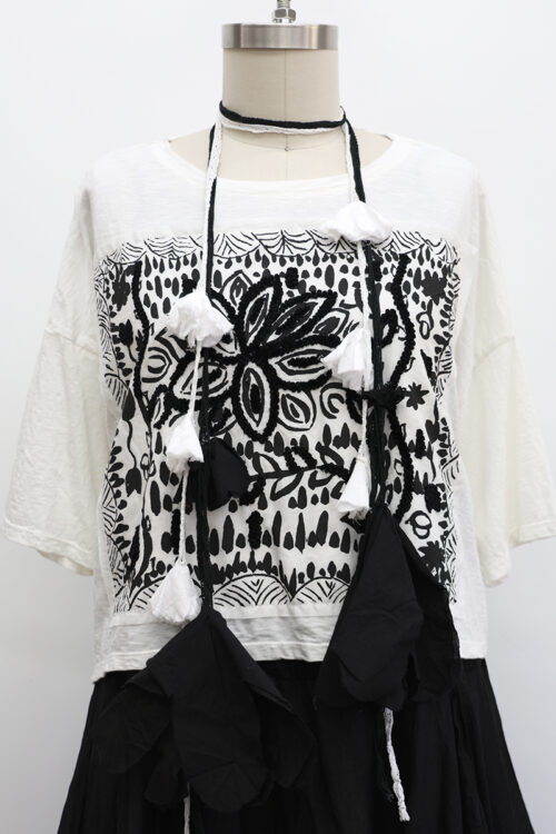 Crop Plate T-Shirt Short Sleeve