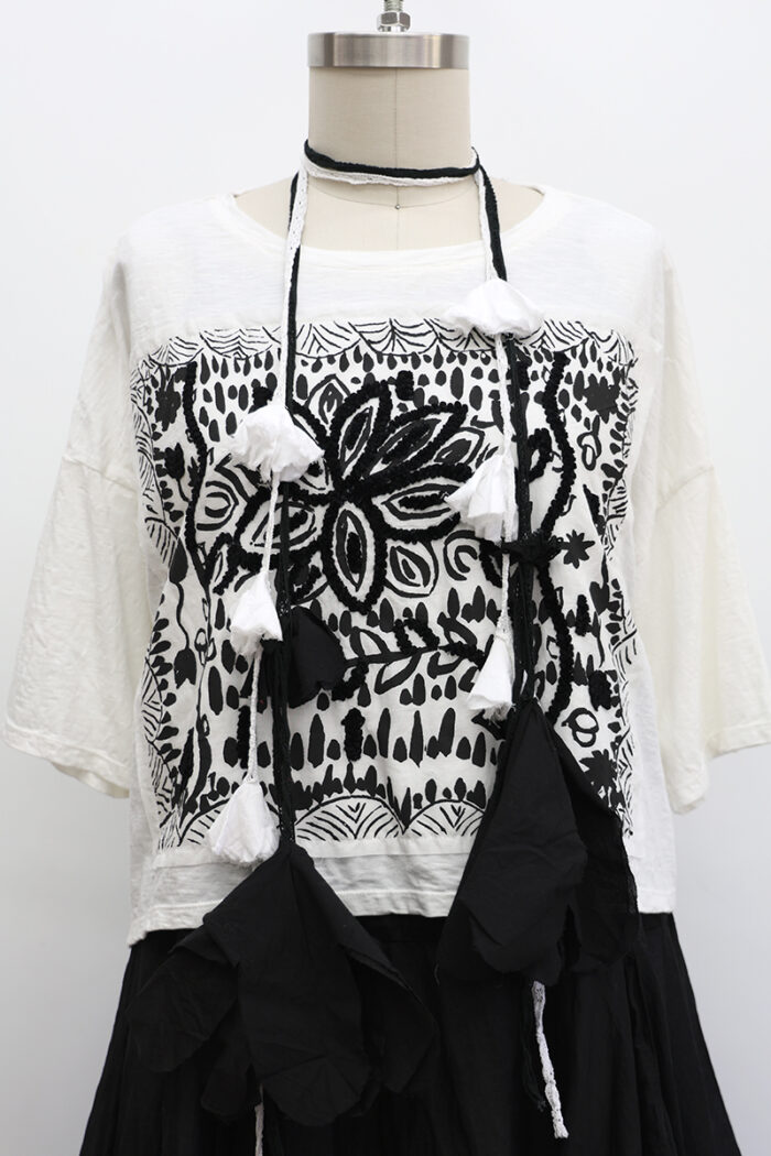 Crop Plate T-Shirt Short Sleeve