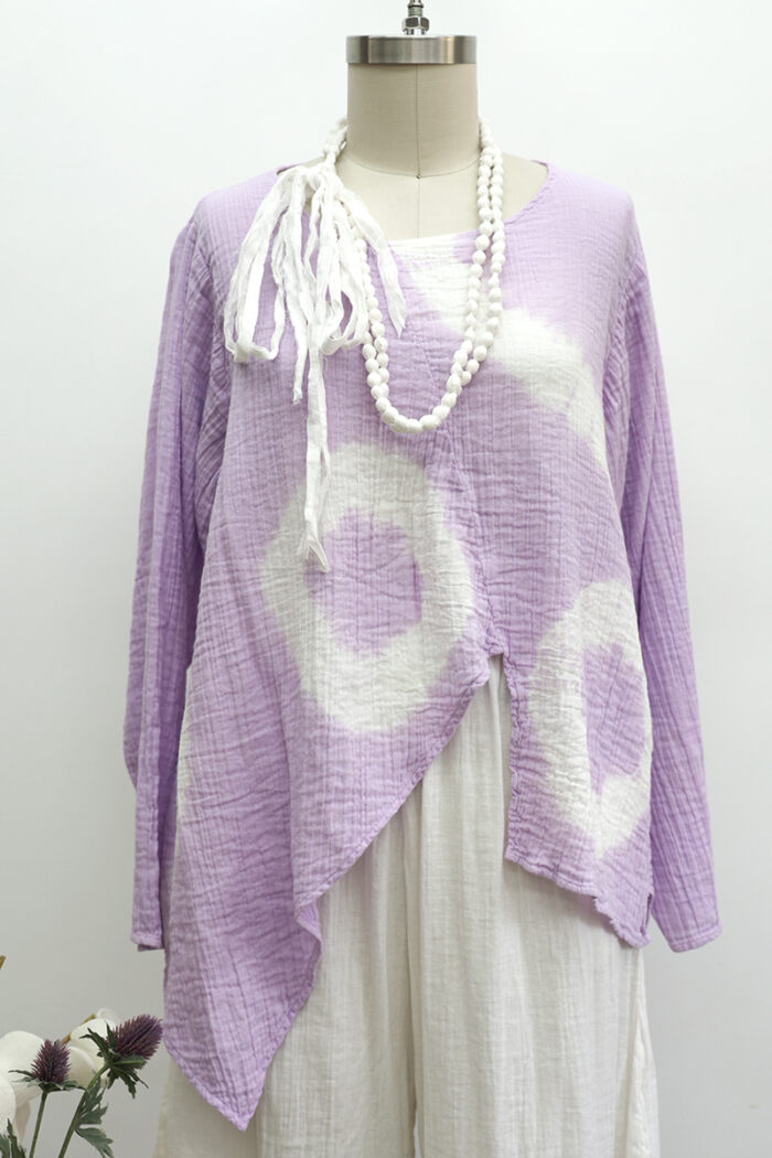 Crop Kite Shirt Tie Dye