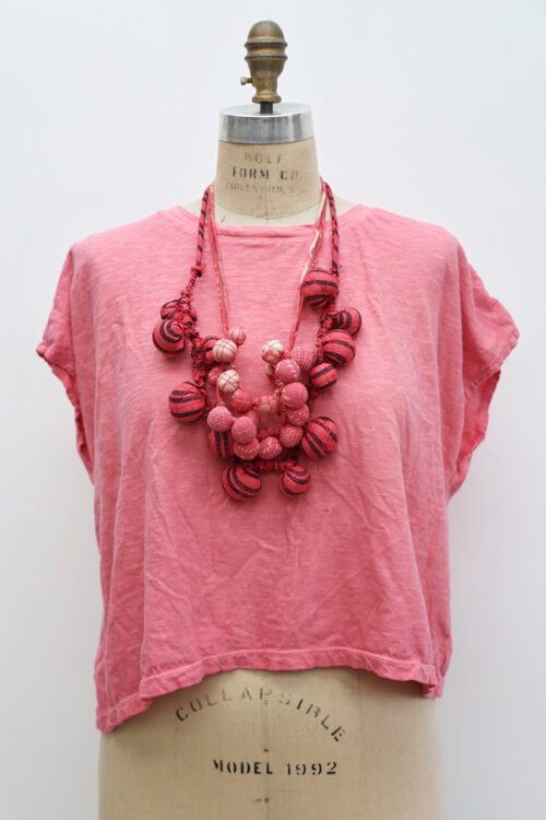 Crop T-Shirt Cap Sleeve