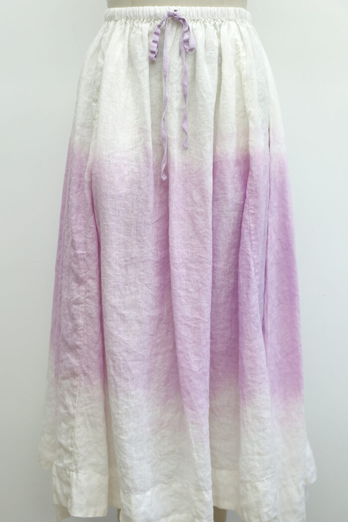 Drawstring Skirt Tie Dye