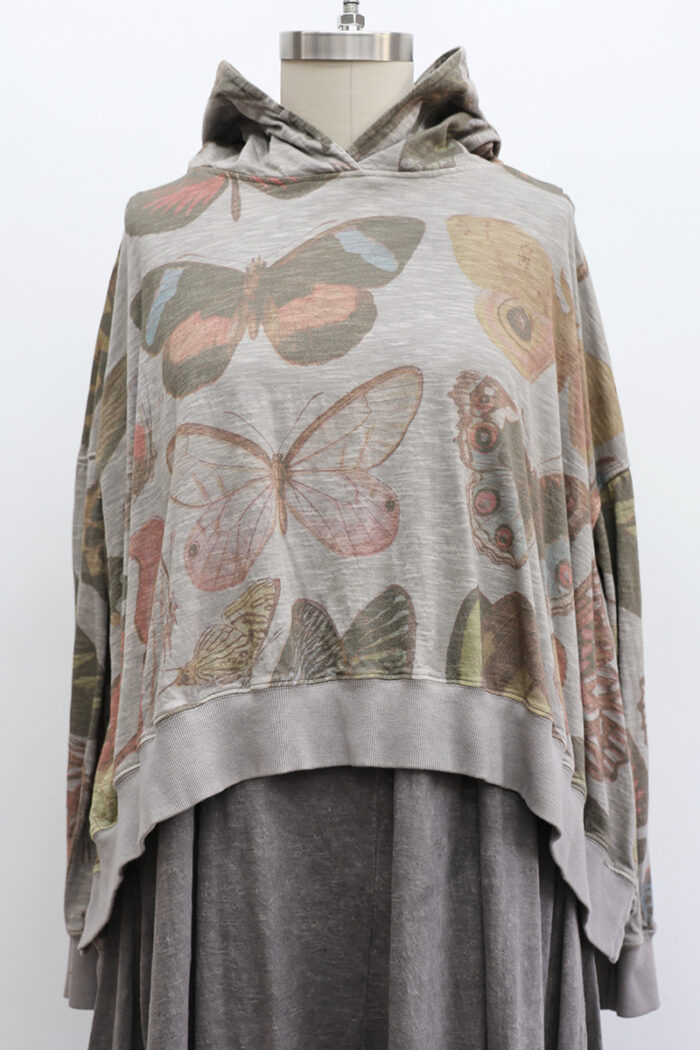Bode Cropped Hoodie - Image 2