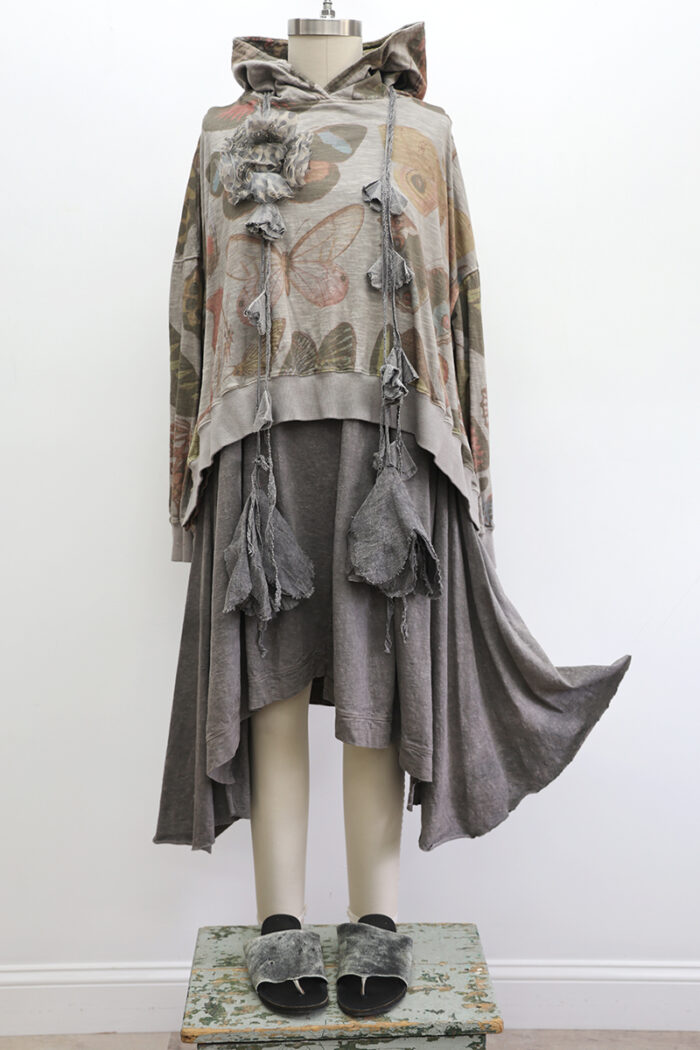 Bode Cropped Hoodie - Image 3