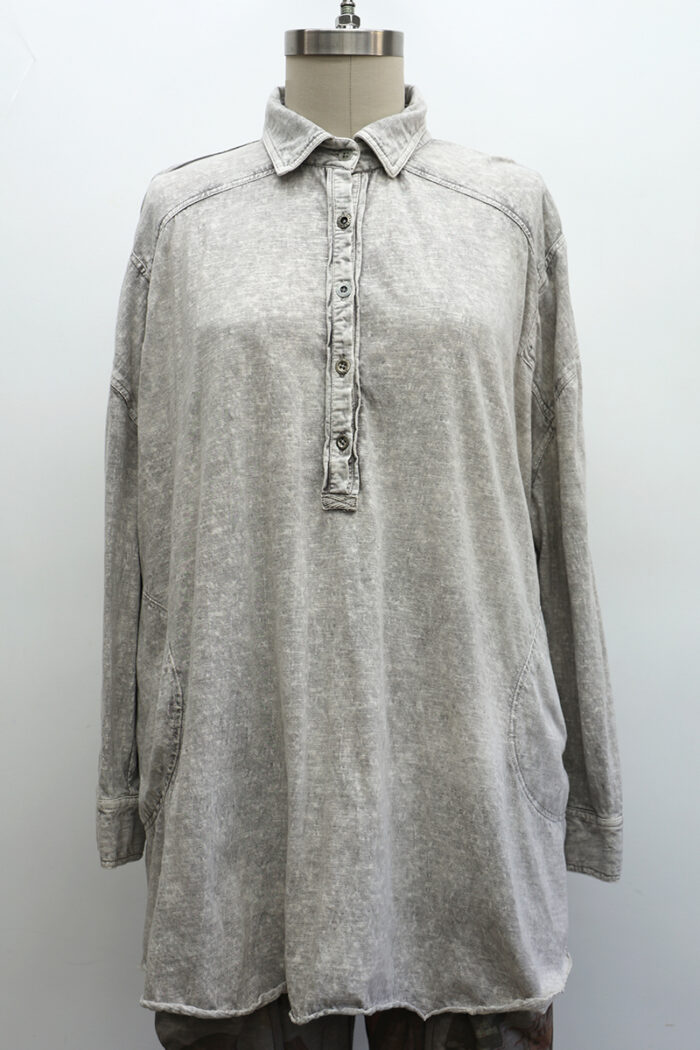 Henley Shirt Long Sleeve - Image 2