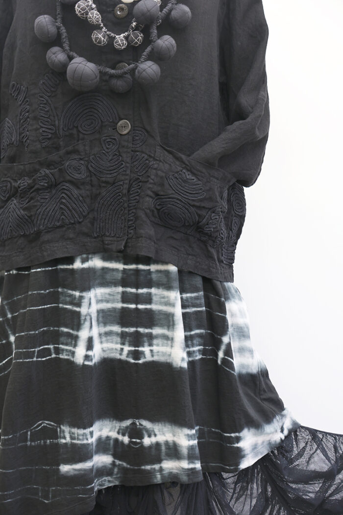 T-Shirt Dress Long Sleeve Tie Dye - Image 3