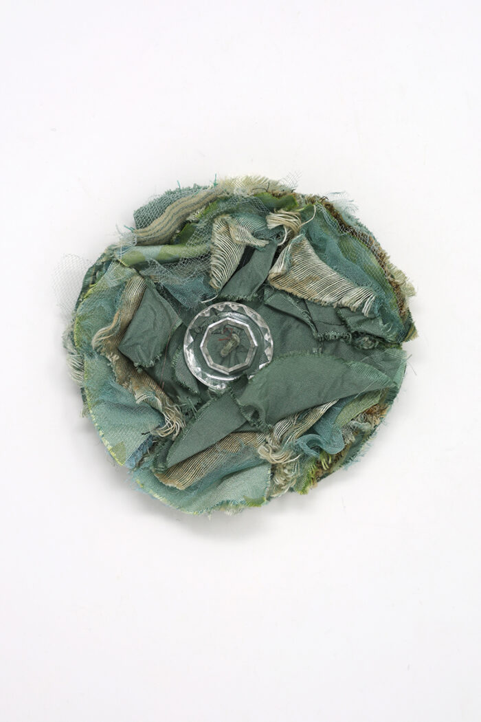 Small Cornflower Pin in Seaglass