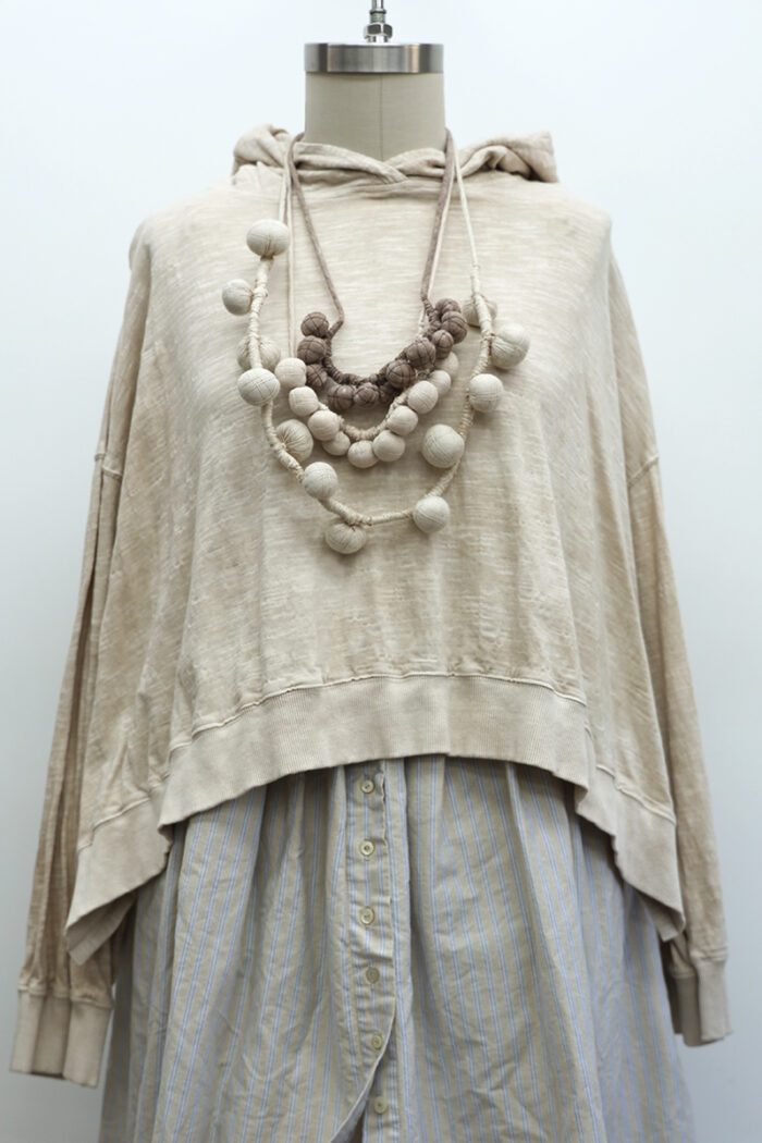 Bode Cropped Hoodie