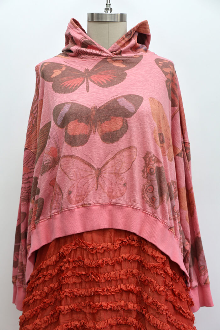 Bode Cropped Hoodie - Image 2