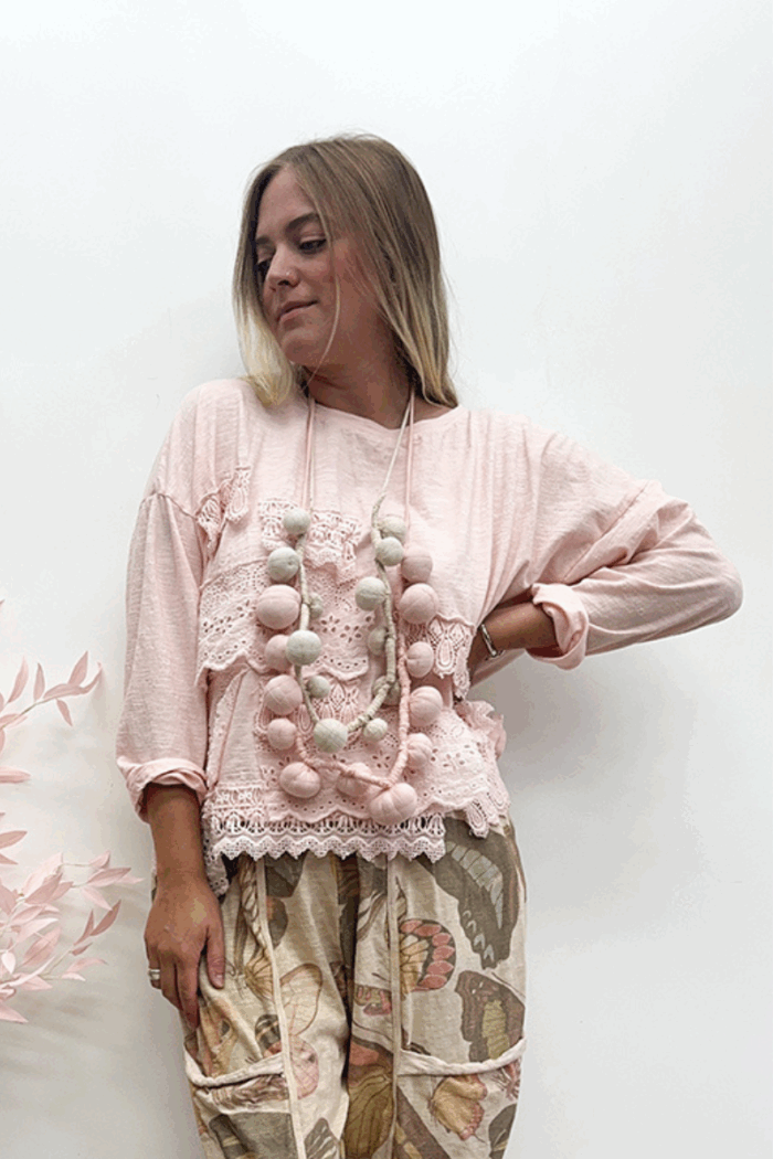 Crop Bridgerton T-Shirt Long Sleeve