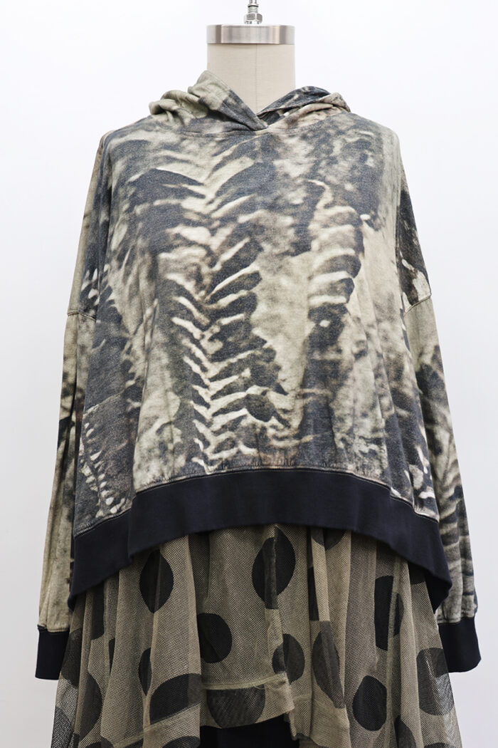 Bode Cropped Hoodie - Image 2