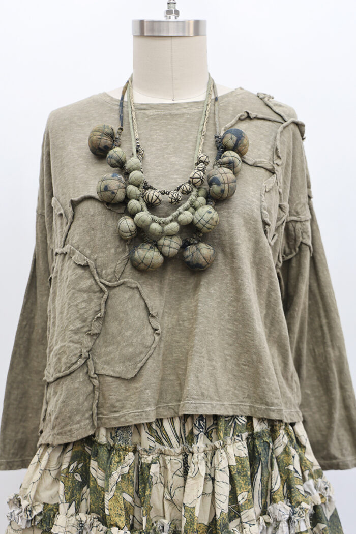 Crop Daisy T-Shirt Long Sleeve