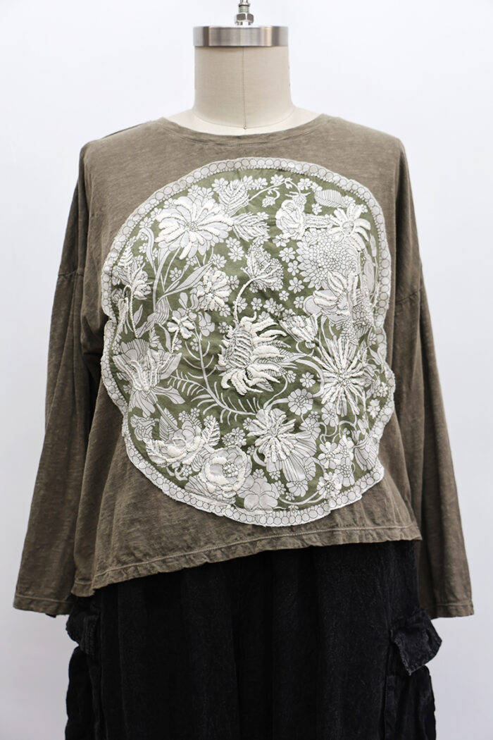 Crop Wildflower T-Shirt Long Sleeve - Image 2