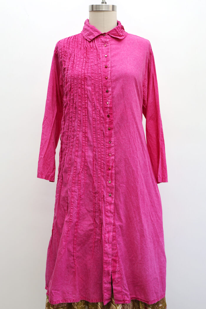 Lantern Button Up Dress - Image 2