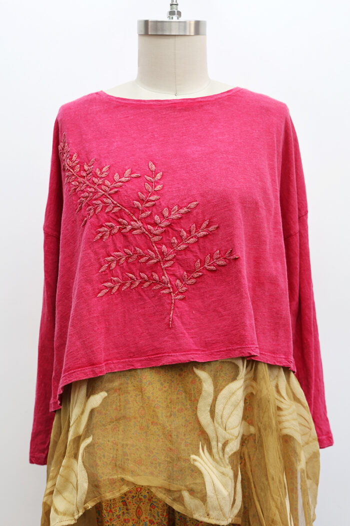 Fern T-shirt Crop Long Sleeve - Image 2