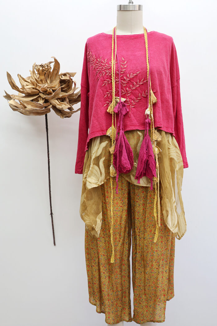 Fern T-shirt Crop Long Sleeve - Image 3