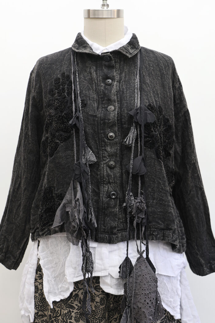 Crop Gardenia Jacket