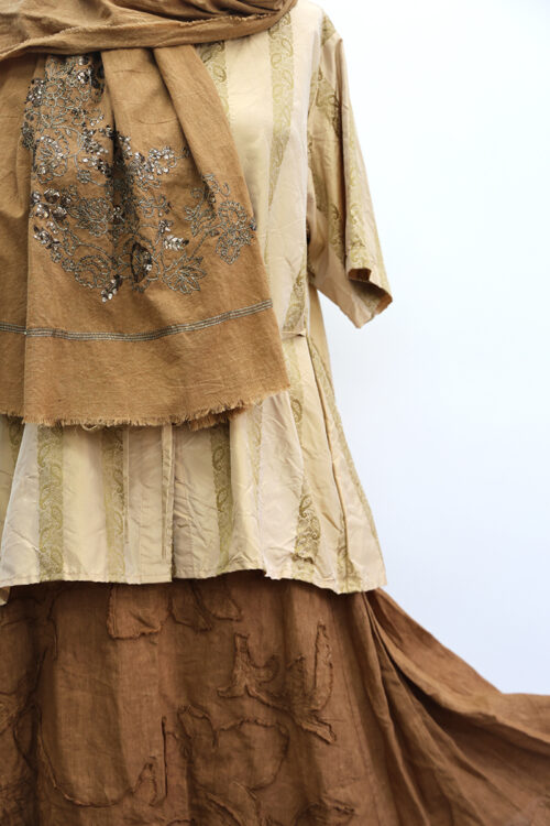 Metal Embroidered Shawl