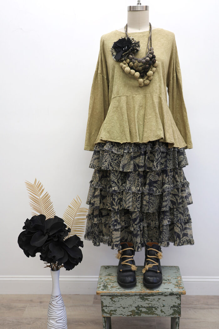 Peplum T-Shirt Long Sleeve - Image 3