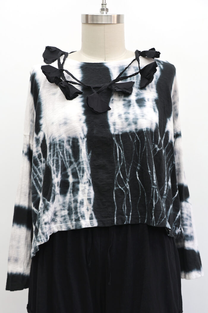 Tie Dye Crop T-Shirt Long Sleeve