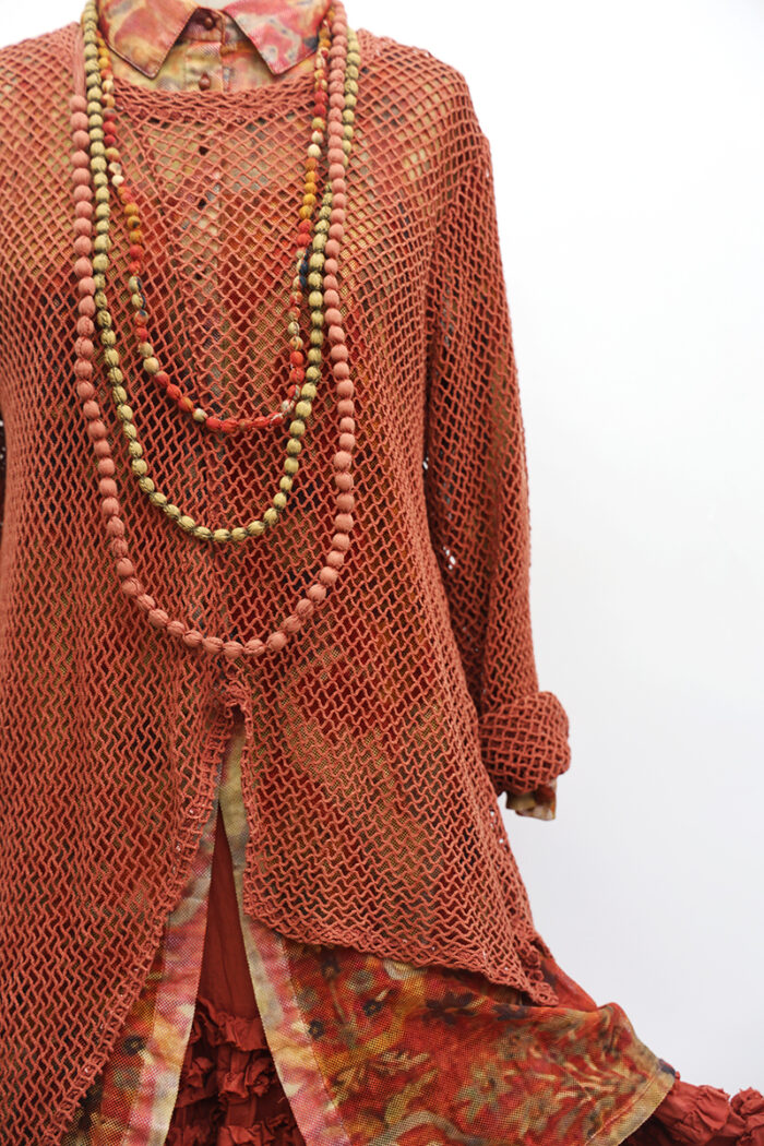 Crop Open Weave Kite Shirt - Image 3