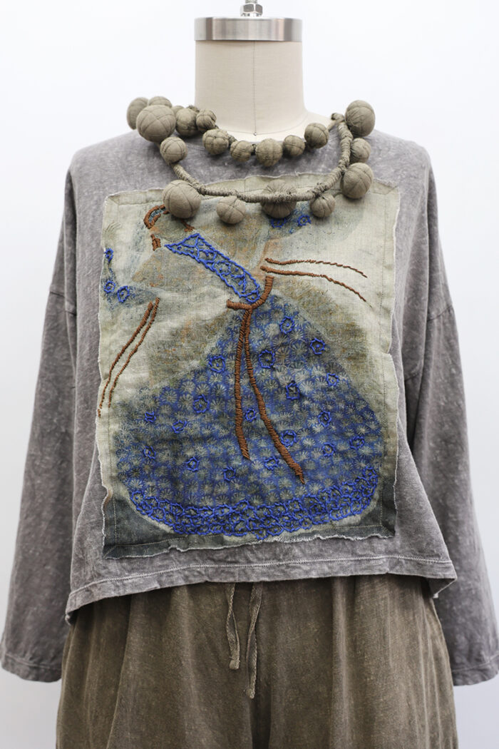 Crop Folklore T-Shirt Long Sleeve