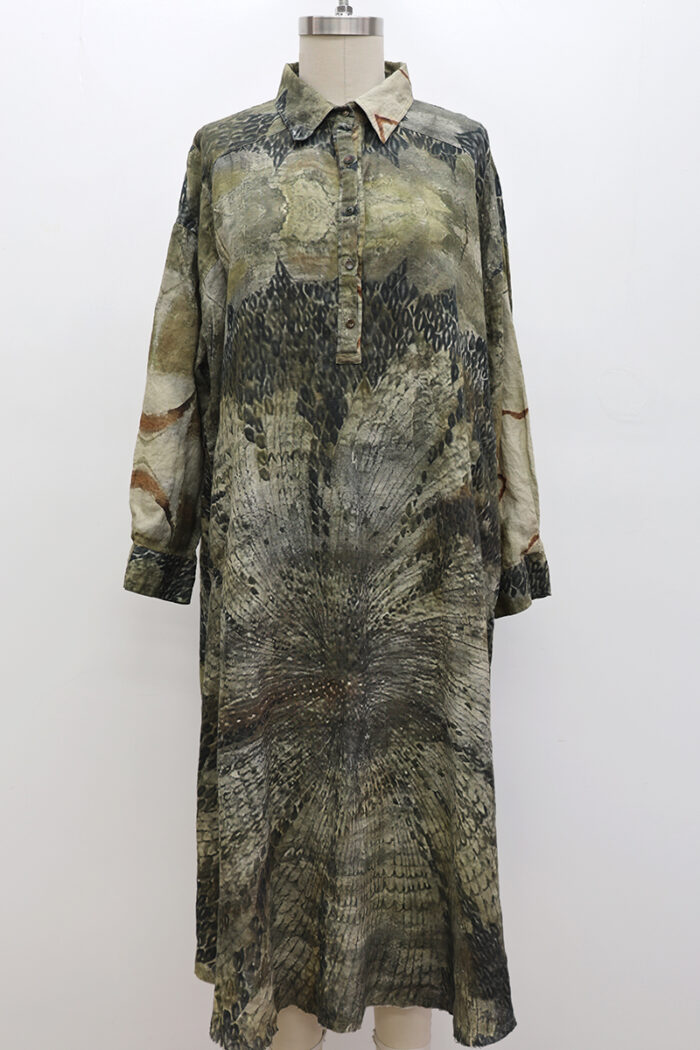 Henley Dress Long Sleeve - Image 2