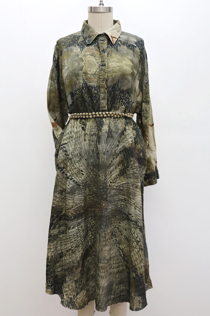 Henley Dress Long Sleeve
