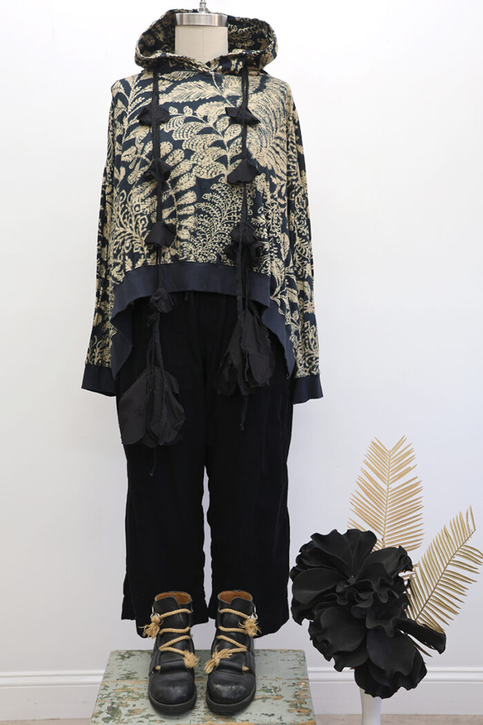 Bode Cropped Hoodie - Image 3