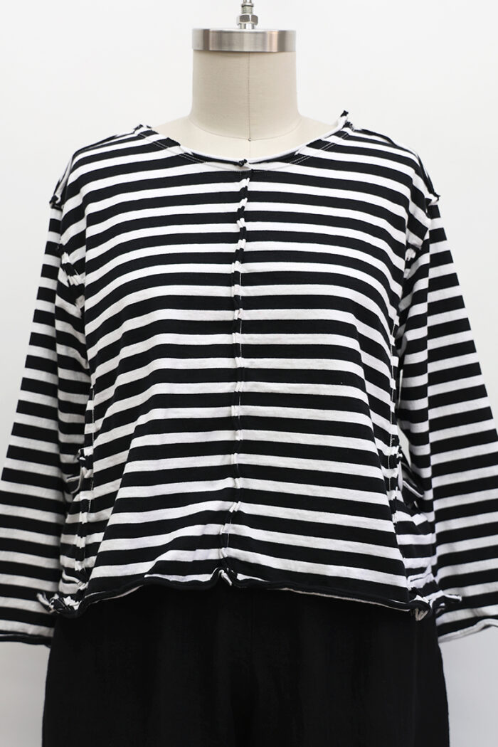 Crop Tunic Tee Long Sleeve - Image 2