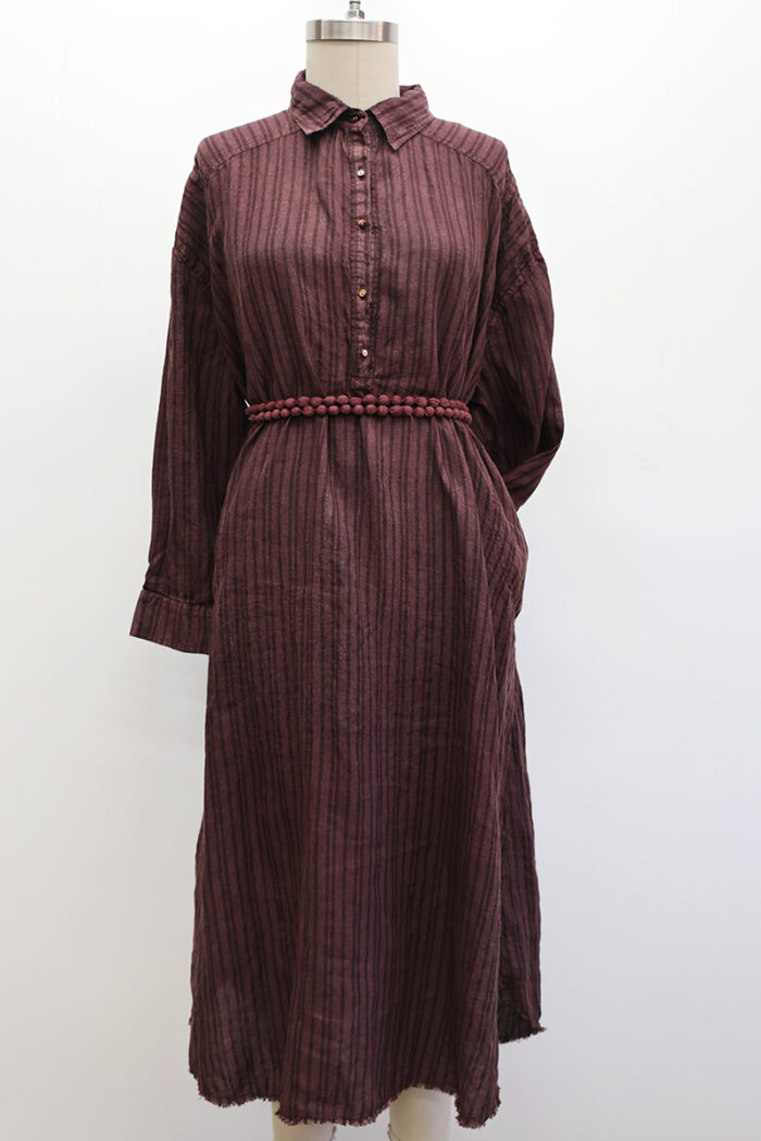 Henley Dress Long Sleeve