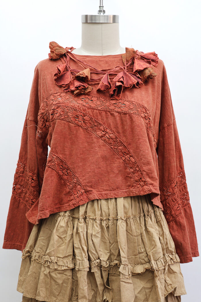 Crop Daphne T-Shirt Long Sleeve