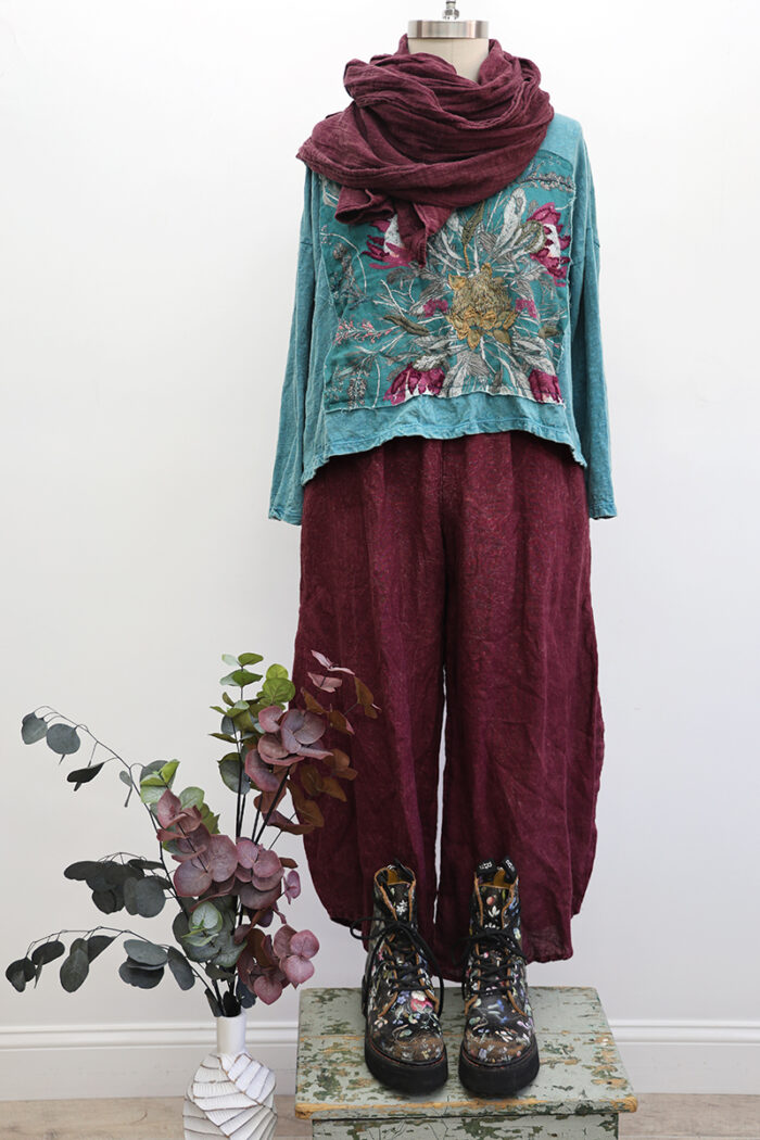Crop Protea T-Shirt Long Sleeve - Image 3