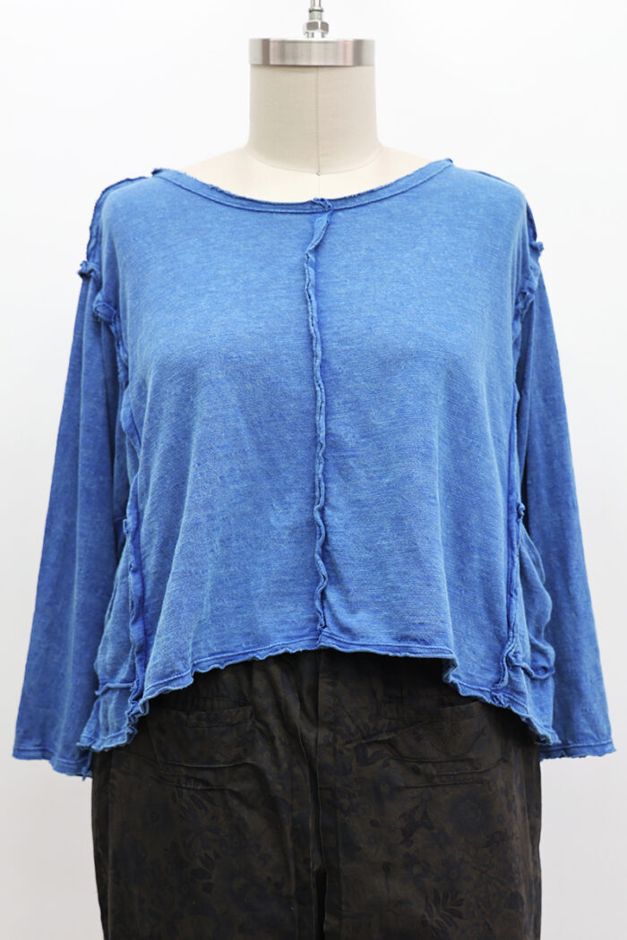 Crop Tunic Tee Long Sleeve - Image 2