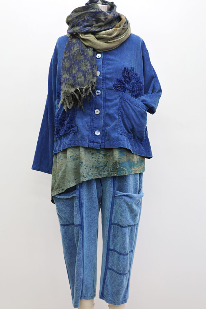 Crop Gardenia Jacket