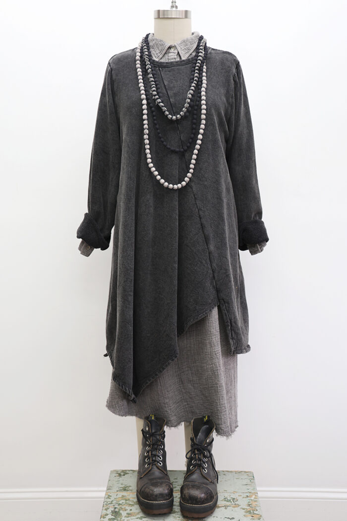 Henley Dress Long Sleeve - Image 4