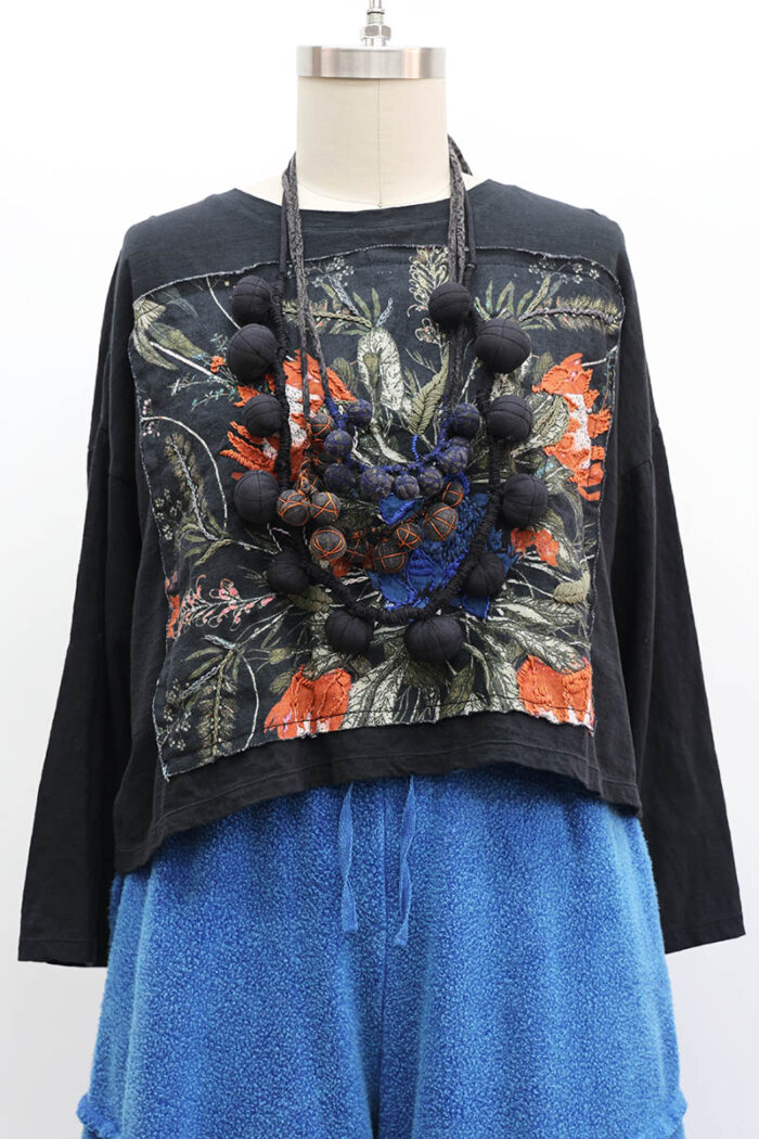 Crop Protea T-Shirt Long Sleeve