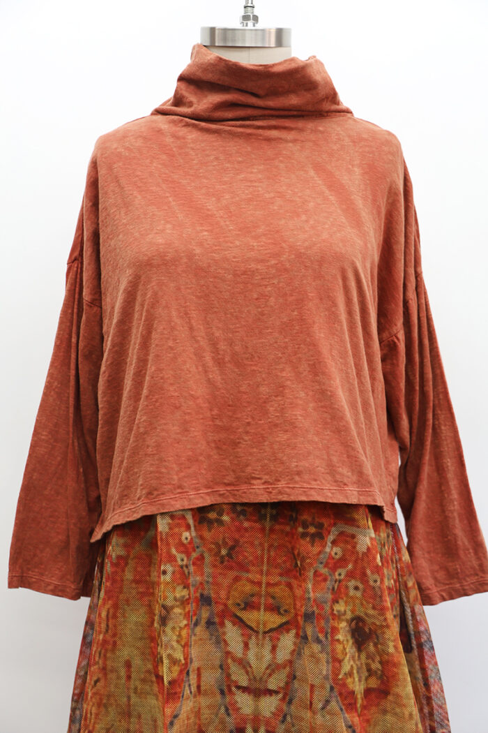 Crop Turtleneck Long Sleeve - Image 2