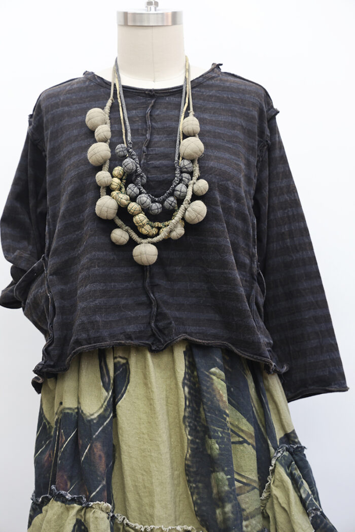 Crop Tunic Tee Long Sleeve