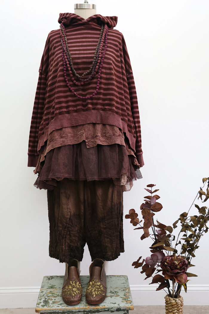 Bode Cropped Hoodie