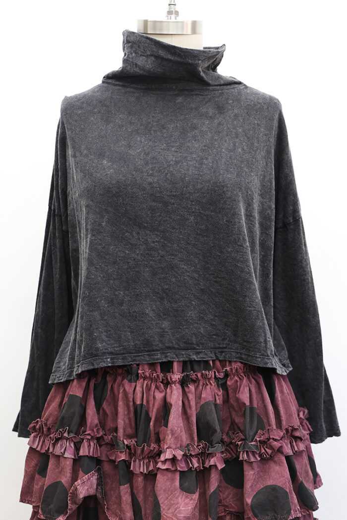 Crop Turtleneck Long Sleeve - Image 2