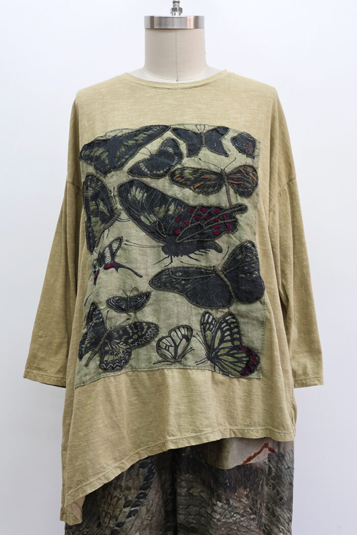 Dark Butterfly T-Shirt Long Sleeve - Image 2